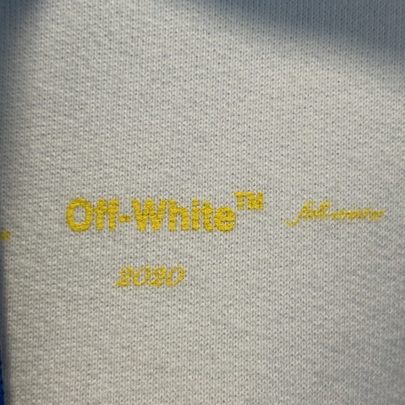 OFF-WHITE C/O VIRGIL ABLOH Acrylic Arrows Hoodie New - Picture 9 of 13